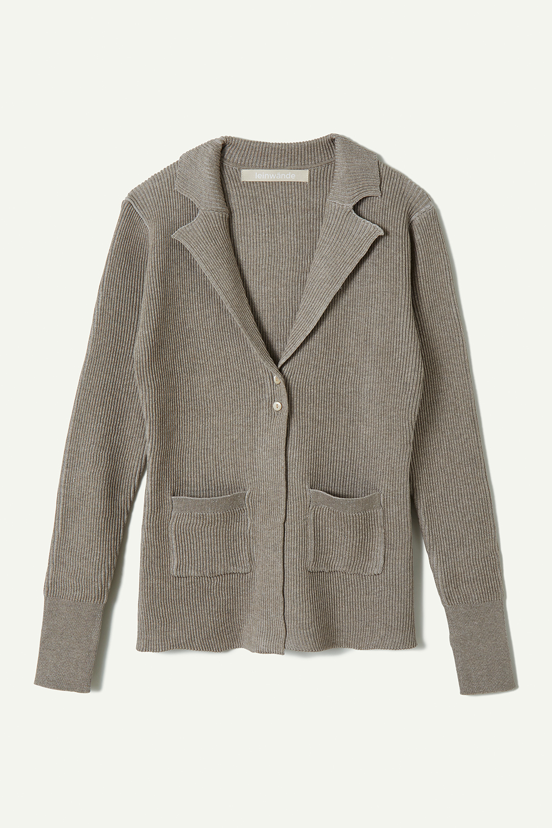 Knitted Shirt Cardigan 詳細画像 Beige 1