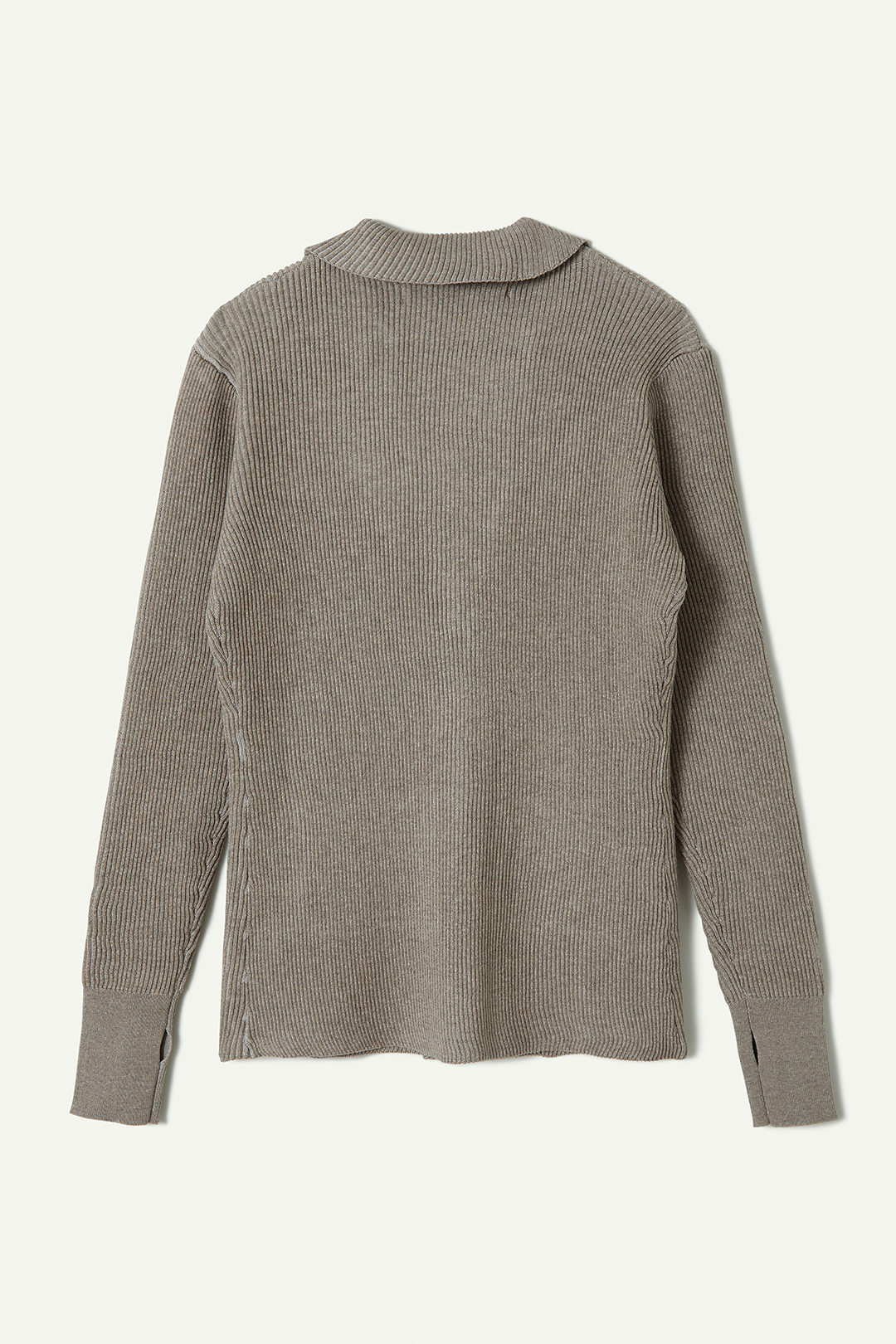 Knitted Shirt Cardigan 詳細画像 Beige 2