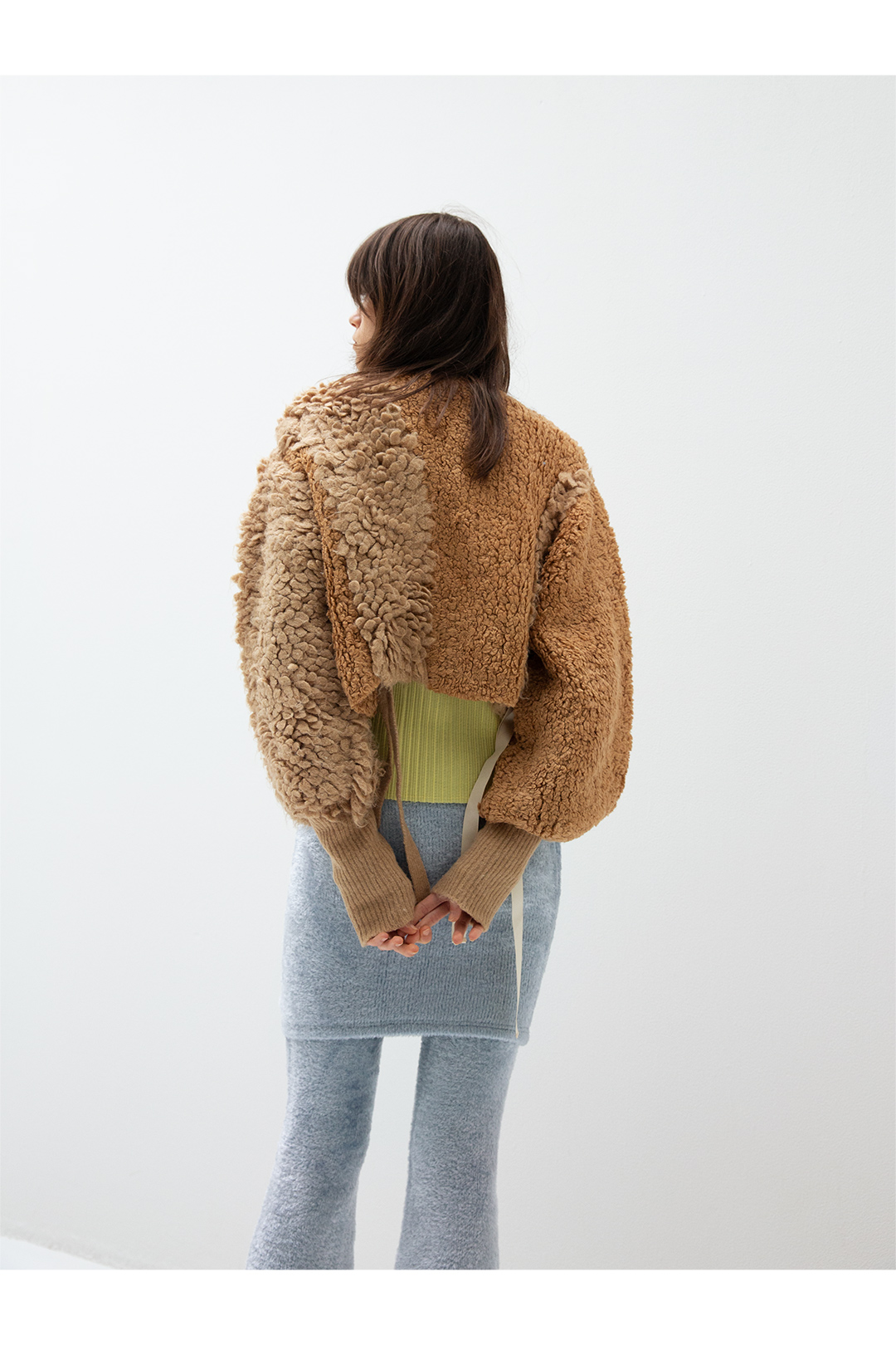 Loop Combination Cardigan 詳細画像 Brown 1