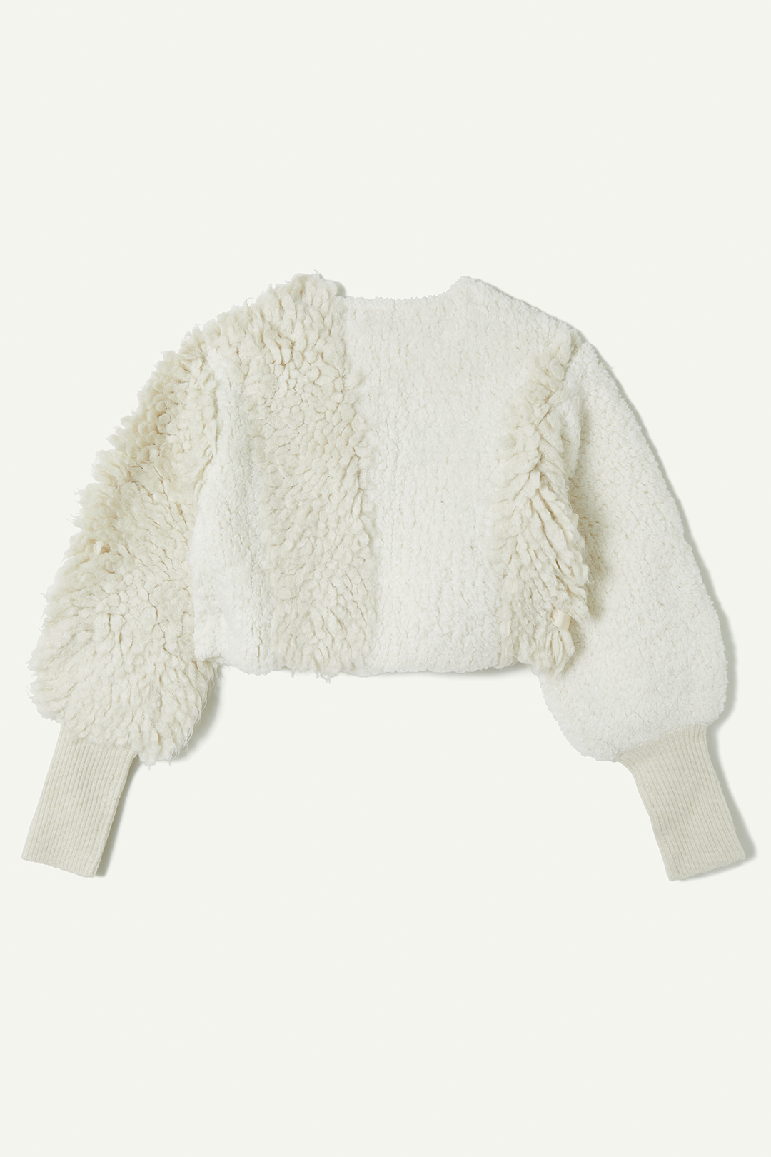 Loop Combination Cardigan 詳細画像 White 2