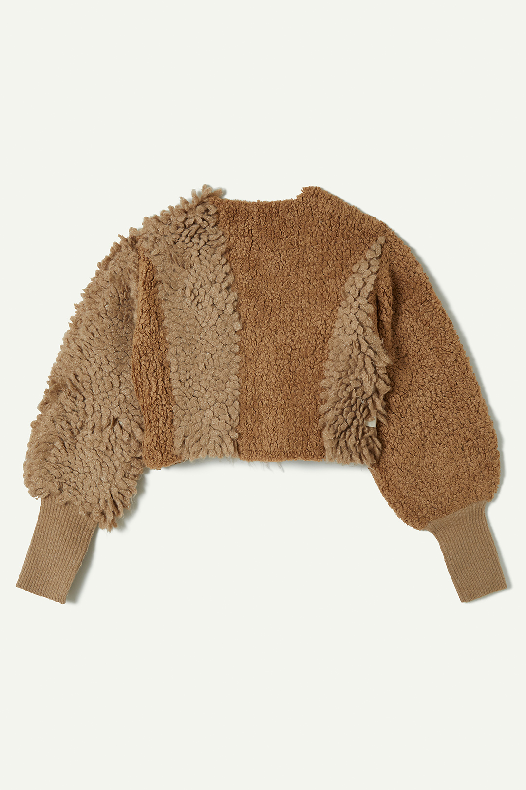 Loop Combination Cardigan 詳細画像 Brown 2