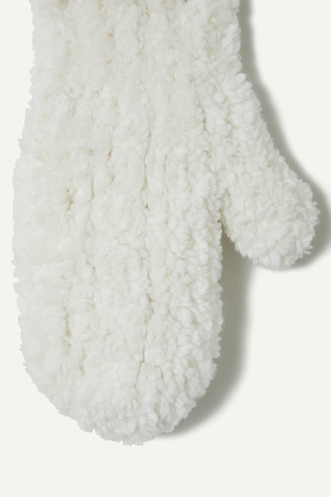 Boa Hand Knitted Mittens 詳細画像 White 3
