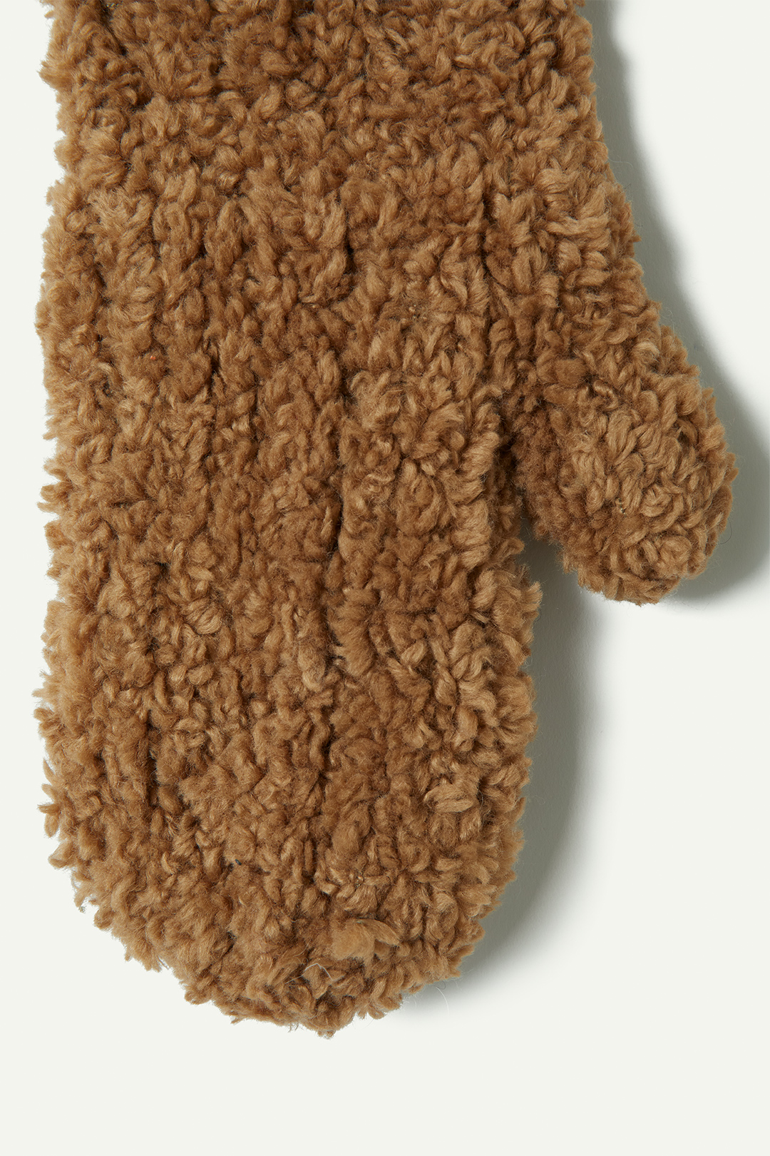 Boa Hand Knitted Mittens 詳細画像 Brown 3