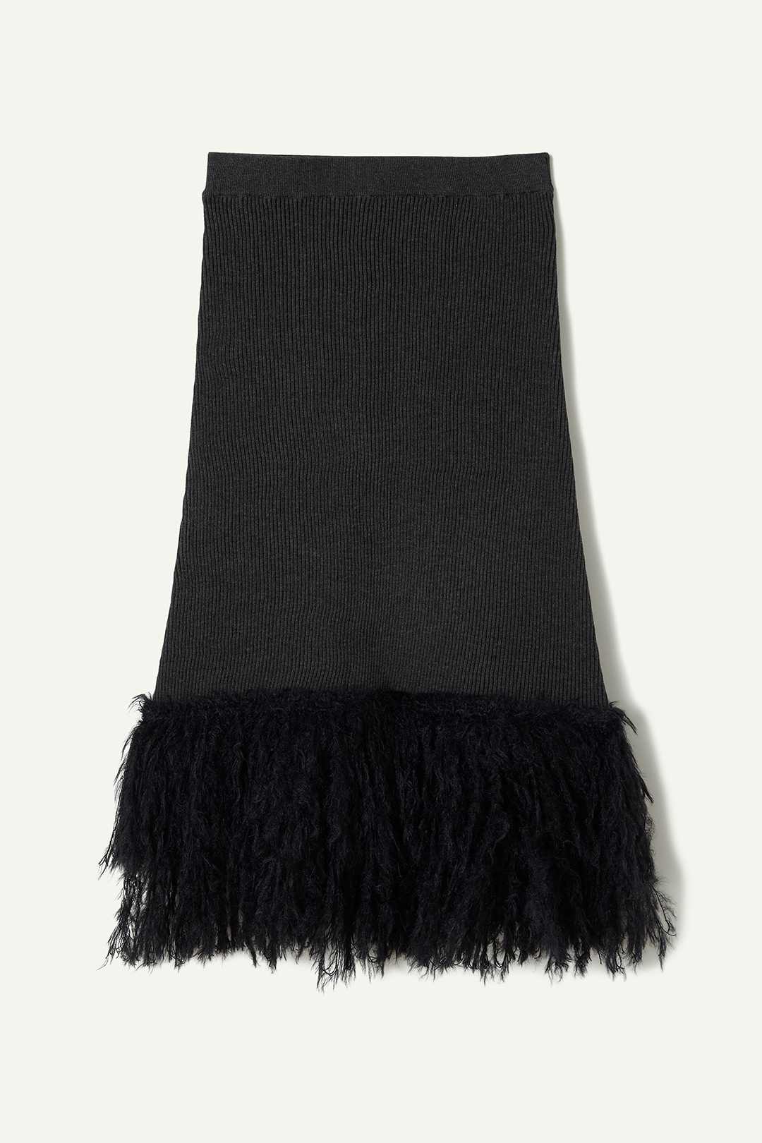 Knitted Fringe Skirt