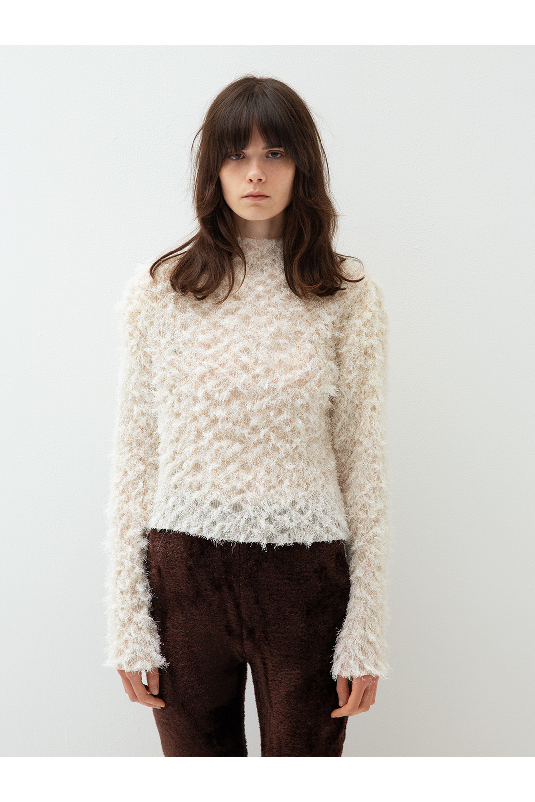 Pleats Shaggy Top