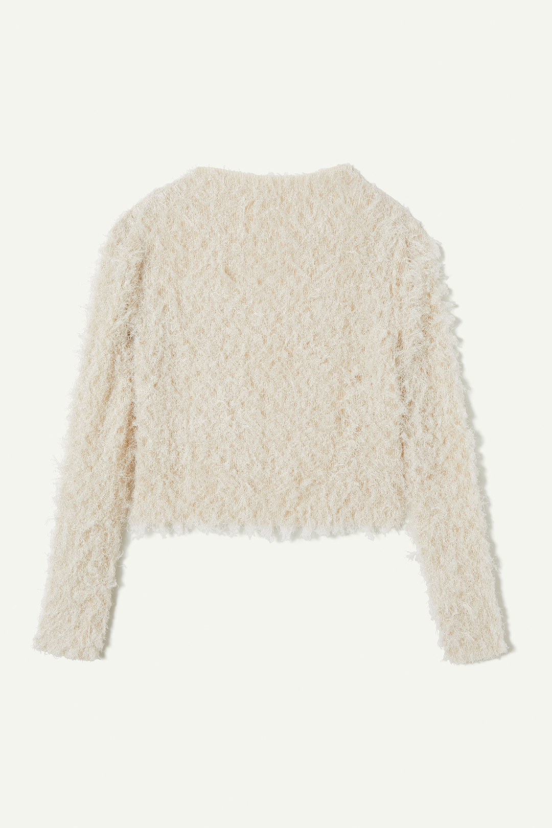 Pleats Shaggy Top 詳細画像 White 2