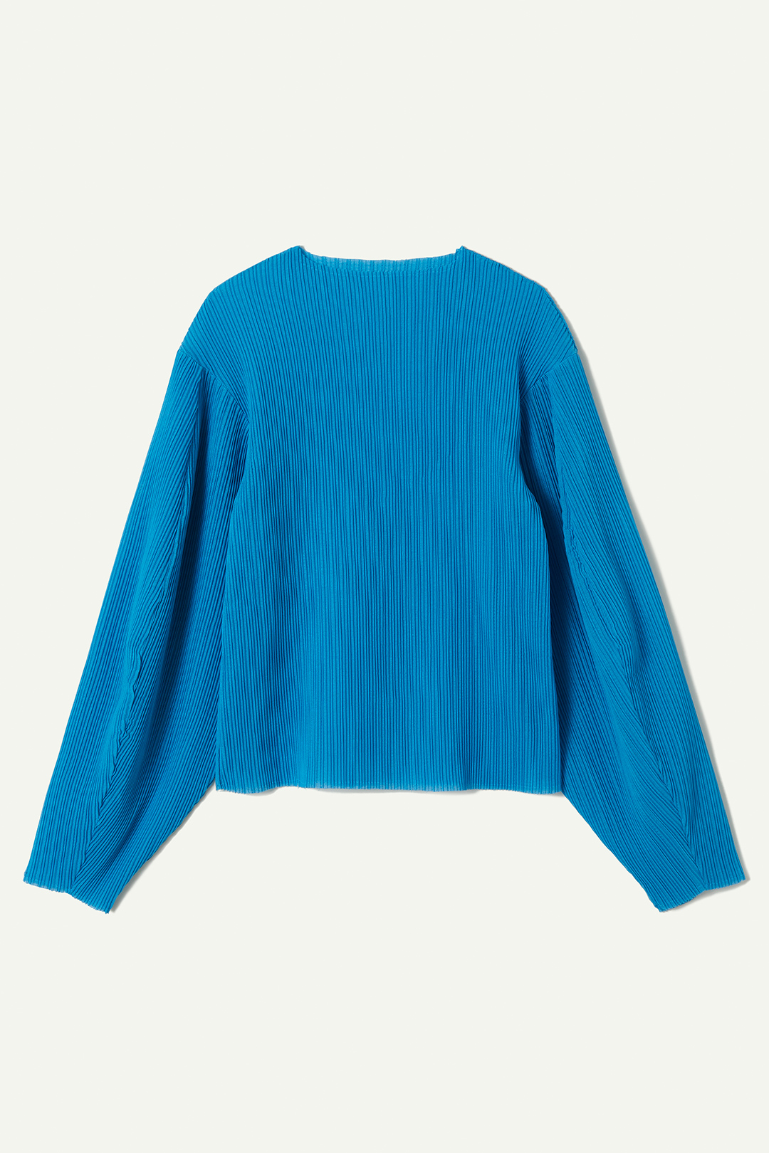 Puff-sleeve Pleats Top