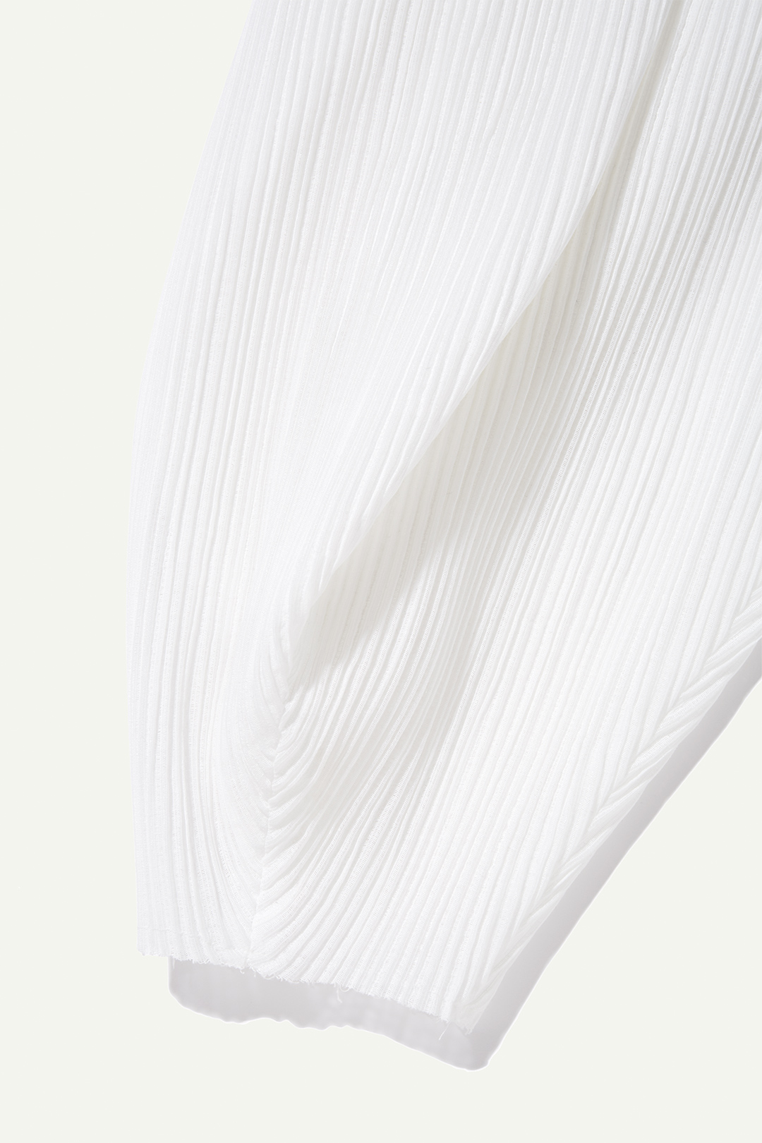 Puff-sleeve Pleats Top 詳細画像 White 3