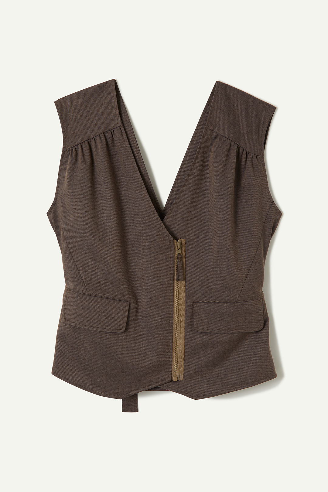 Military Front Zip Vest
