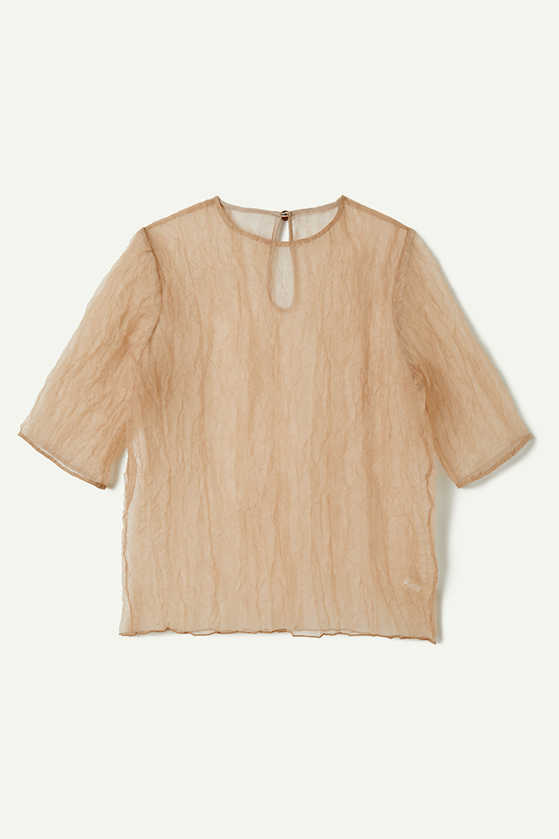 Recycle Organdy Pleats T-Shirts