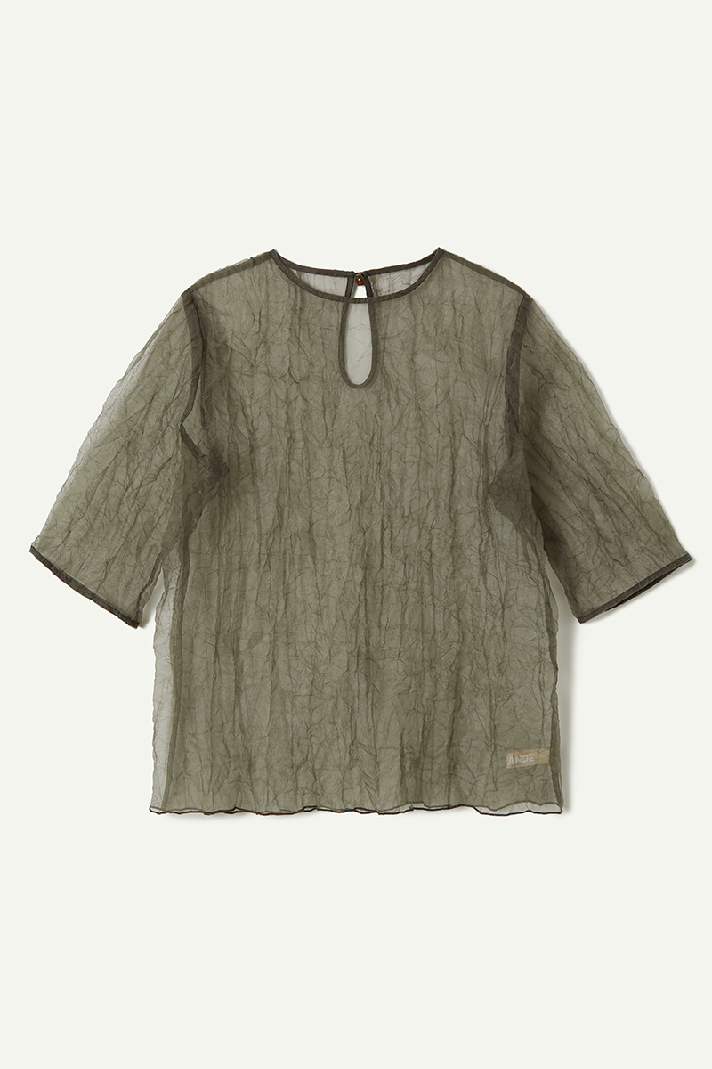 Recycle Organdy Pleats T-Shirts