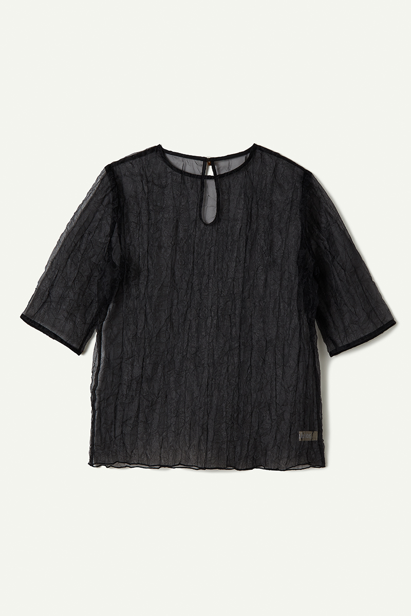 Recycle Organdy Pleats T-Shirts