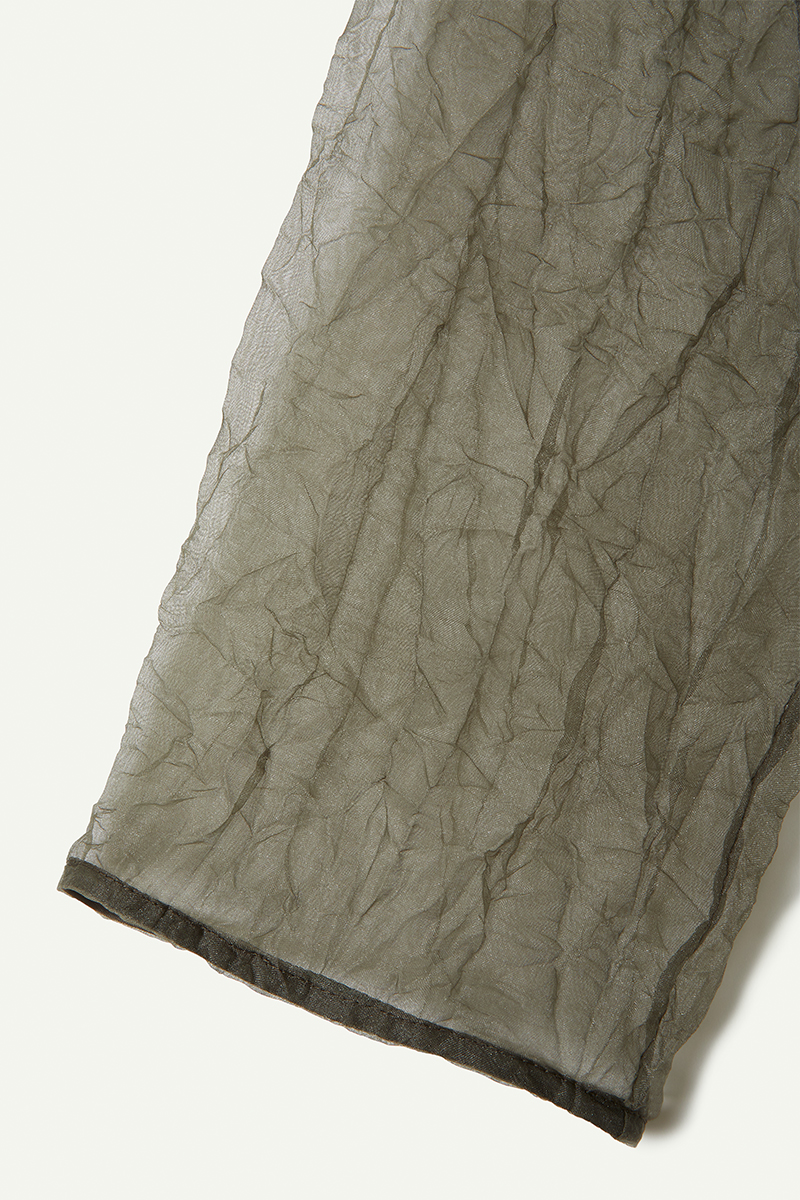 Recycle Organdy Pleats T-Shirts 詳細画像 Khaki 4