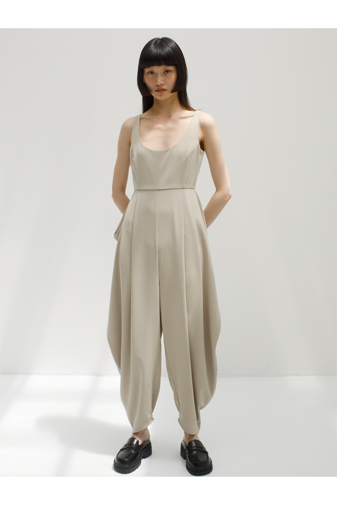 Belted Jumpsuits 詳細画像 Khaki 2
