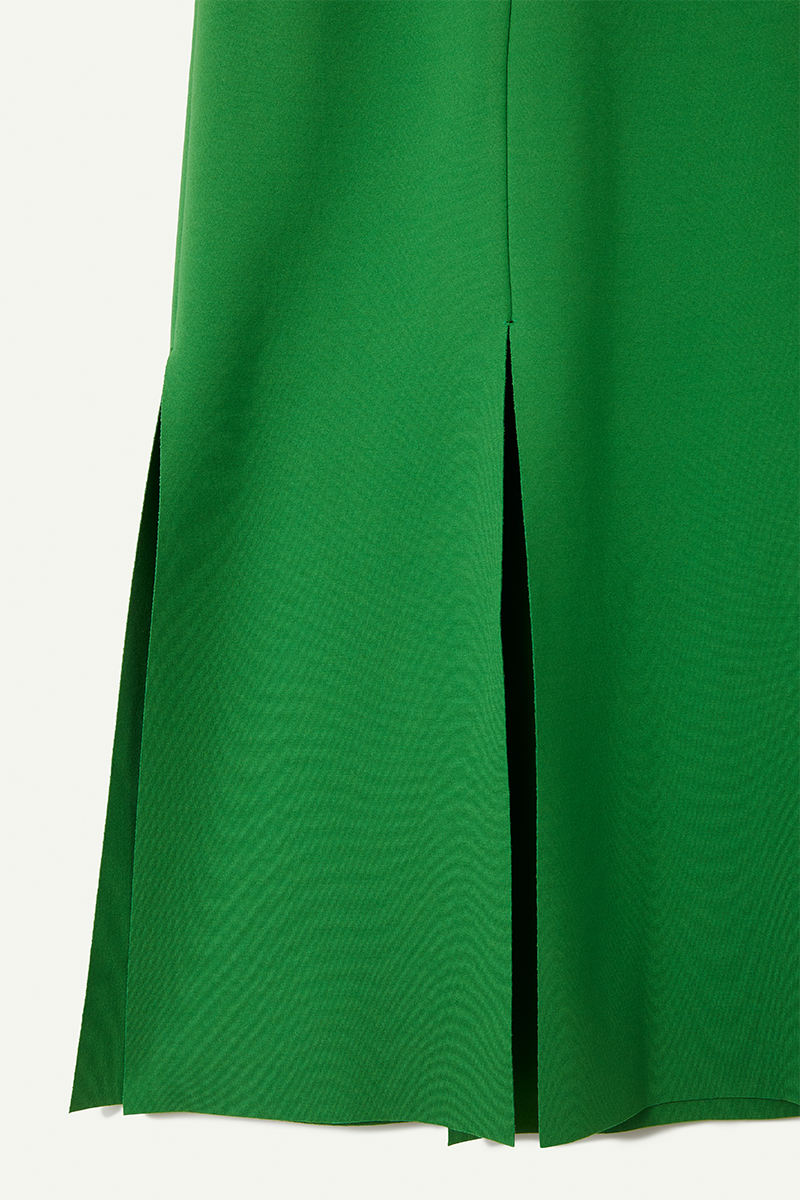Curvy Slit Tube Dress 詳細画像 Green 4