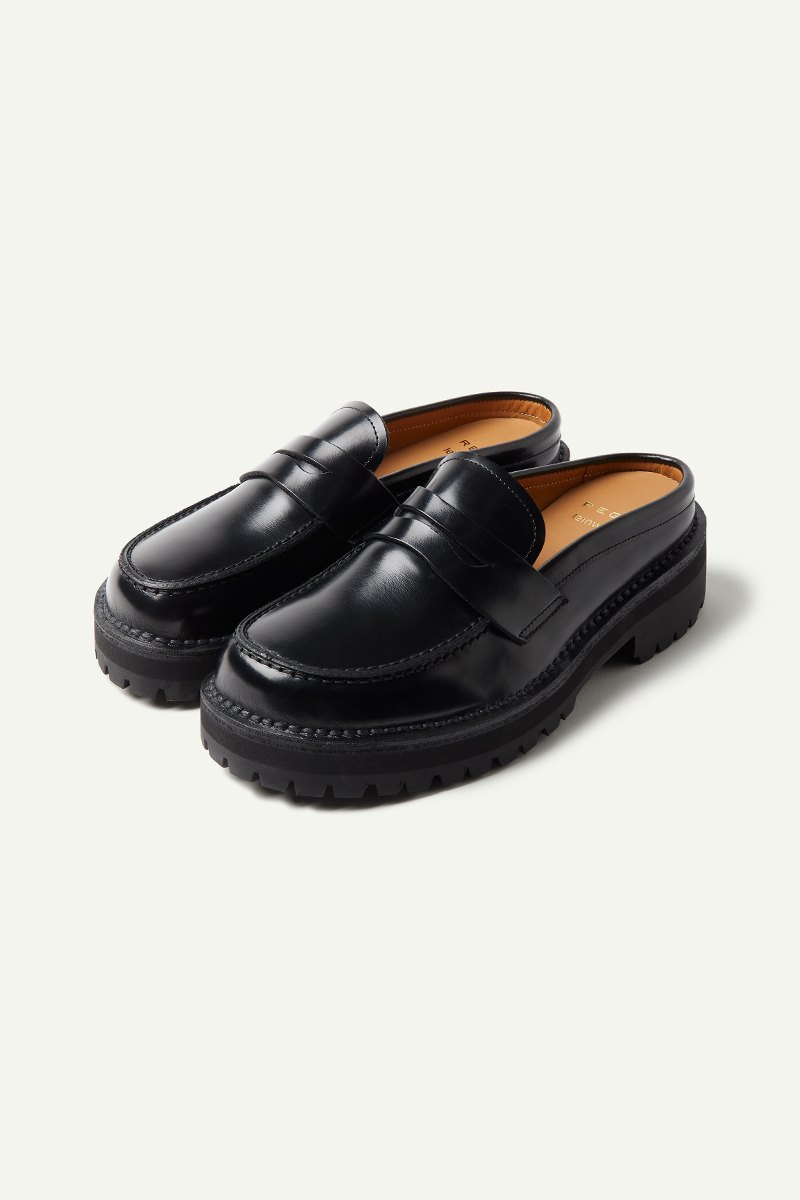 Regal Leather Slip-On Loafers 詳細画像 Black 3