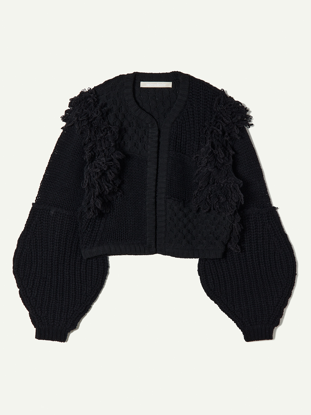 Hand Knitted Patchwork Cardigan