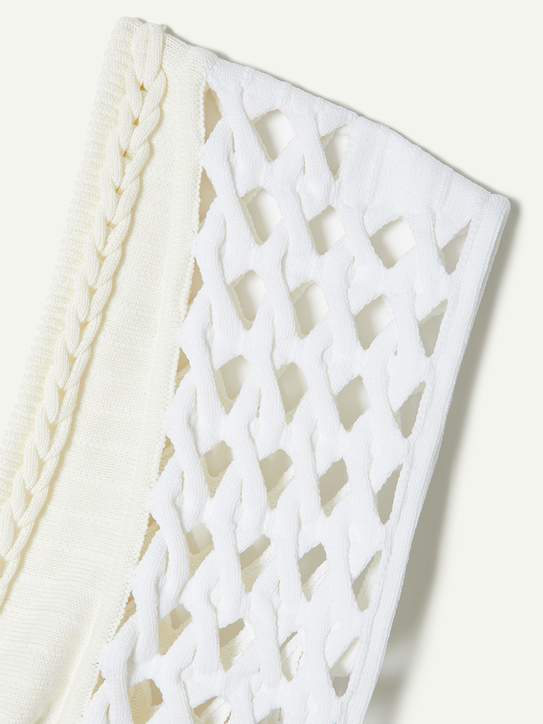 Braid Knitted Top 詳細画像 White 4