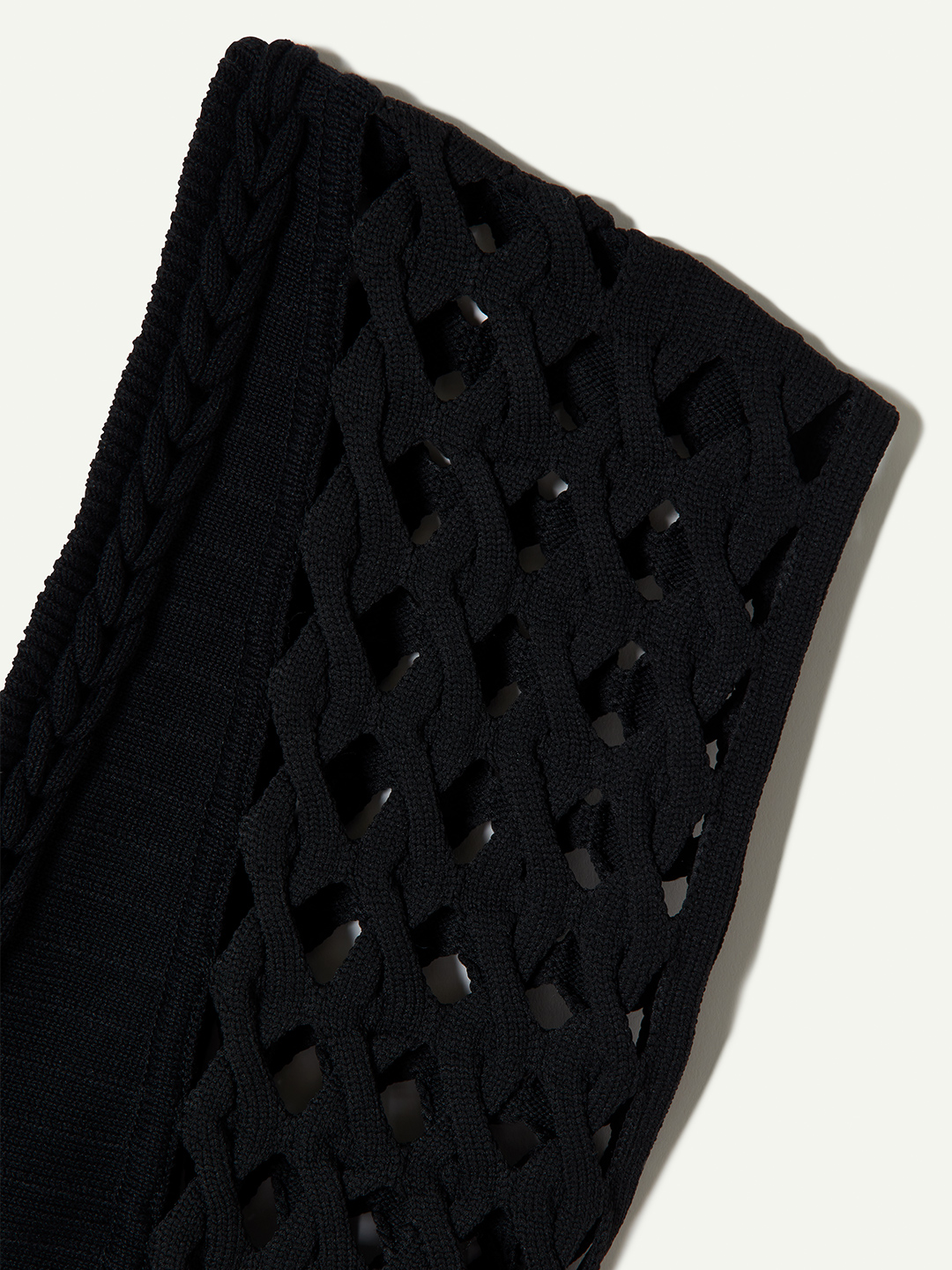 Braid Knitted Top 詳細画像 Black 3