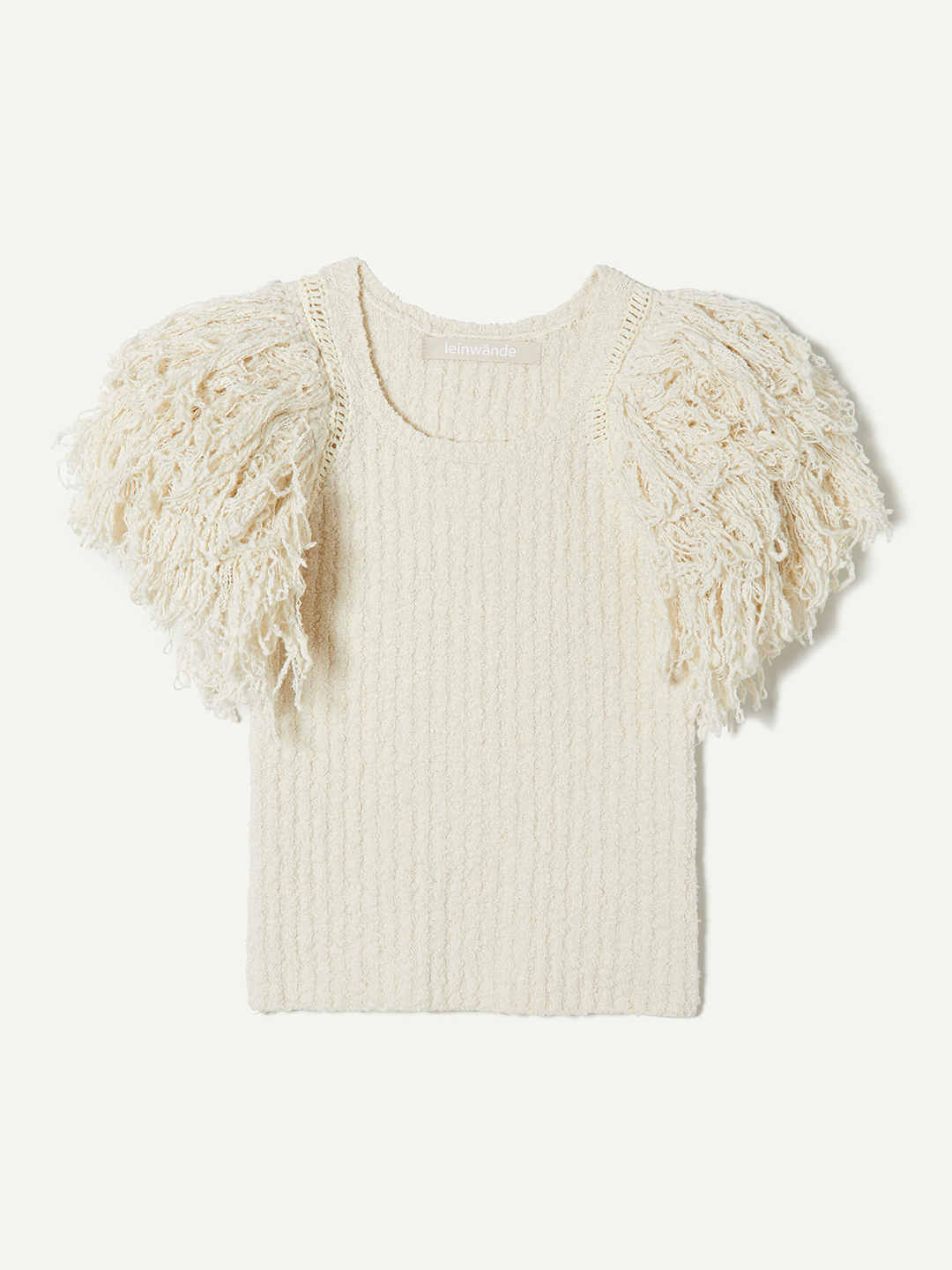 Hand Fringe Knit Top