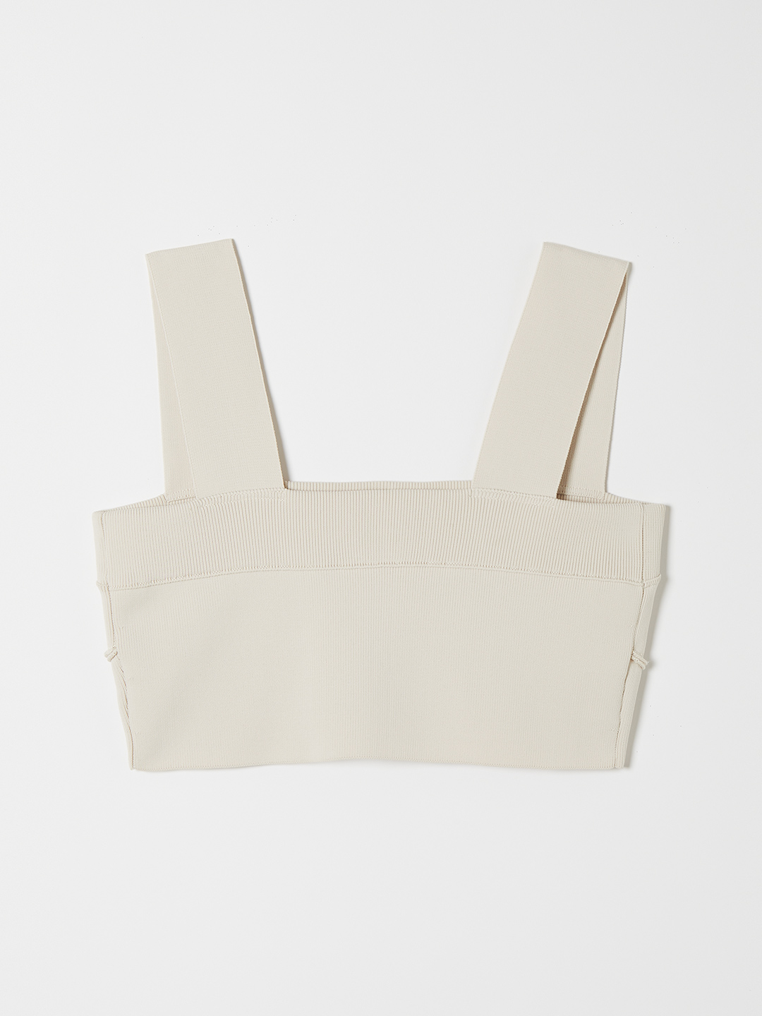 Knitted Beach Bra Top 詳細画像 White 2
