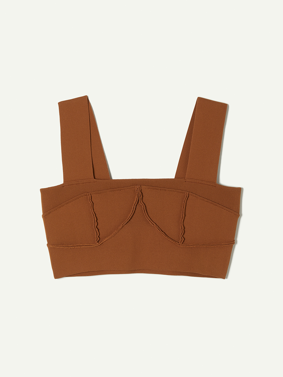 Knitted Beach Bra Top 詳細画像 Brown 1