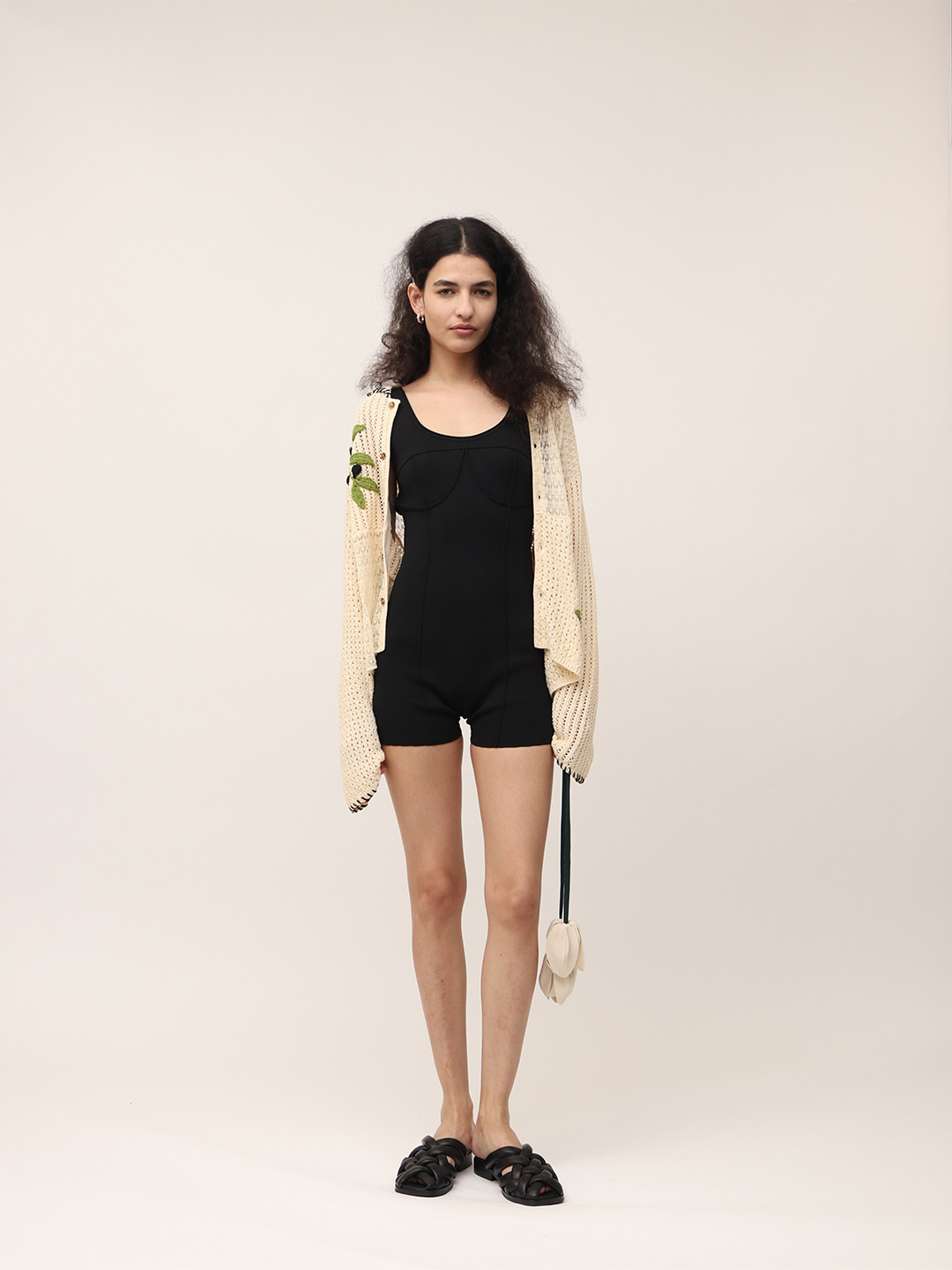 Knitted Beach Suits 詳細画像 Black 3