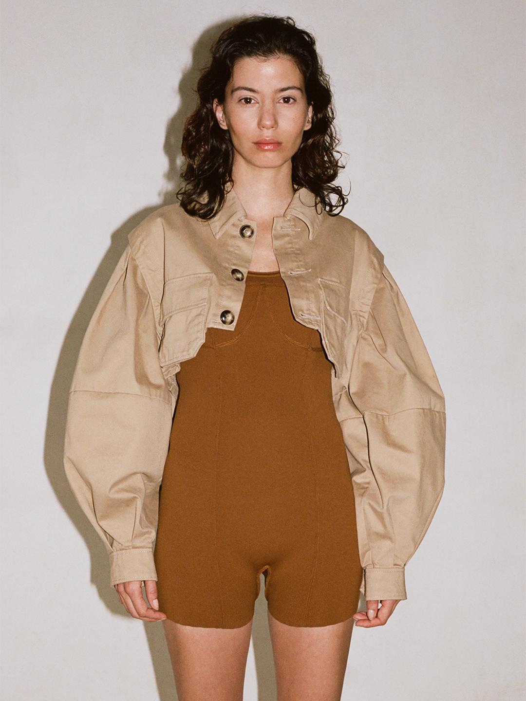 Knitted Beach Suits 詳細画像 Brown 1