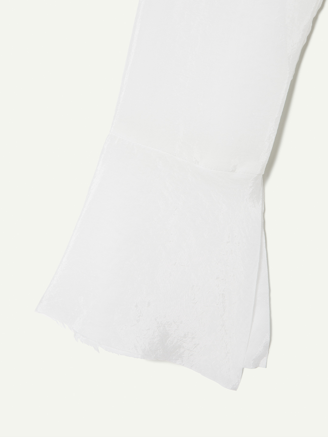 Cupro Flair Sleeve Top 詳細画像 White 3