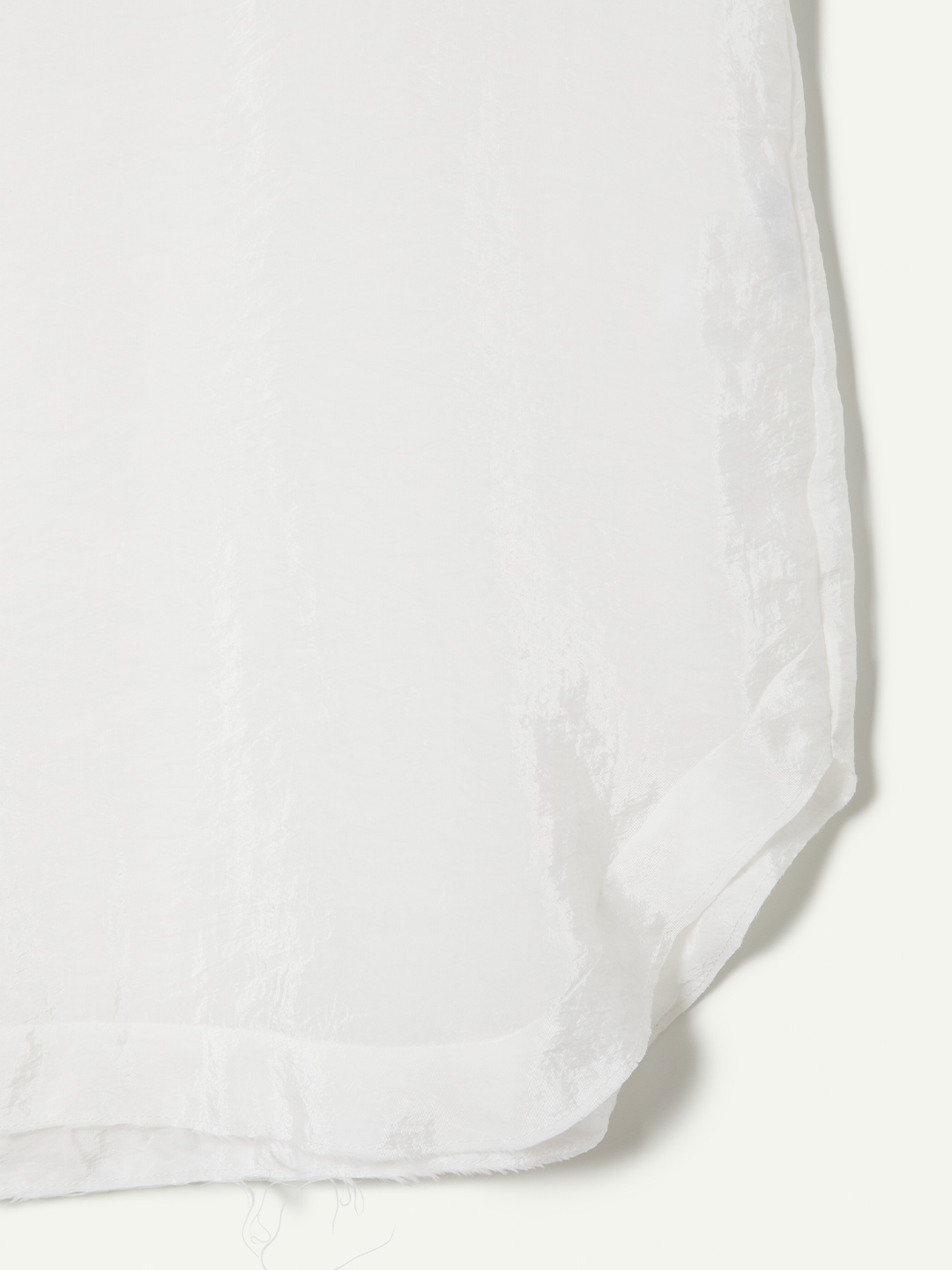 Cupro Flair Sleeve Top 詳細画像 White 4
