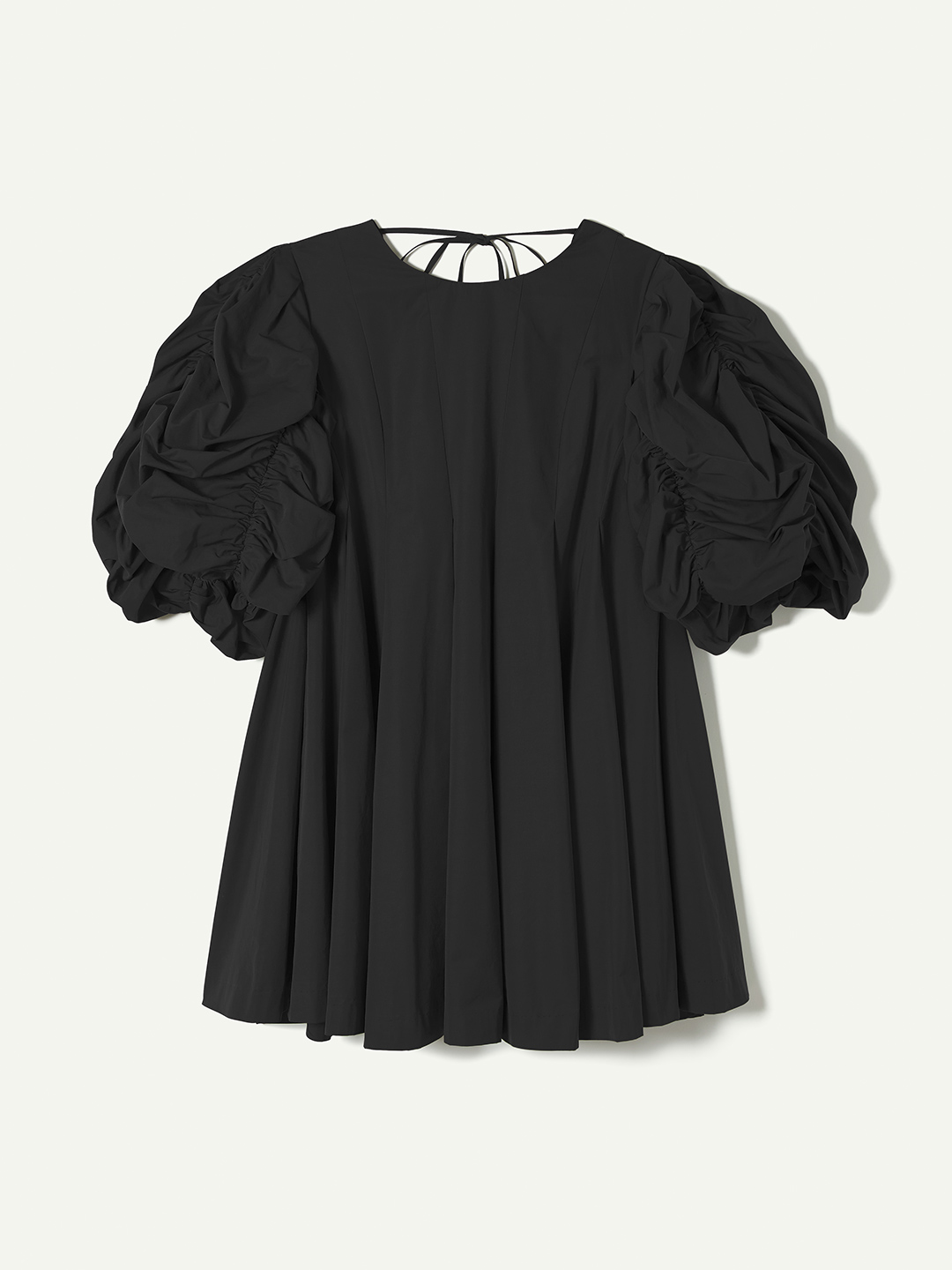 Bubble Sleeve Mini Dress
