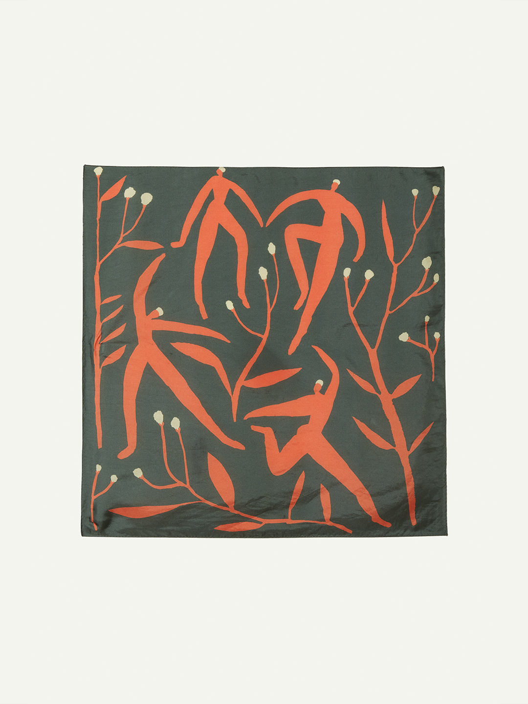 Eniko Katalin Dancing Forest Silk Scarf
