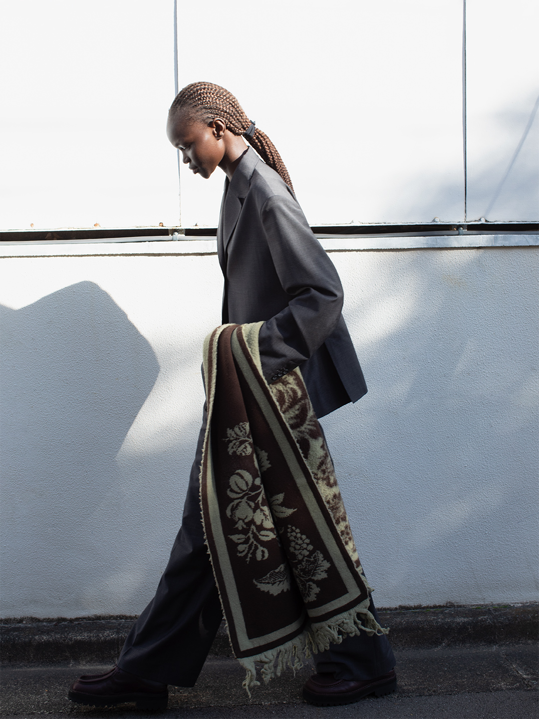 Wool Boxy Jacket 詳細画像 Gray 2