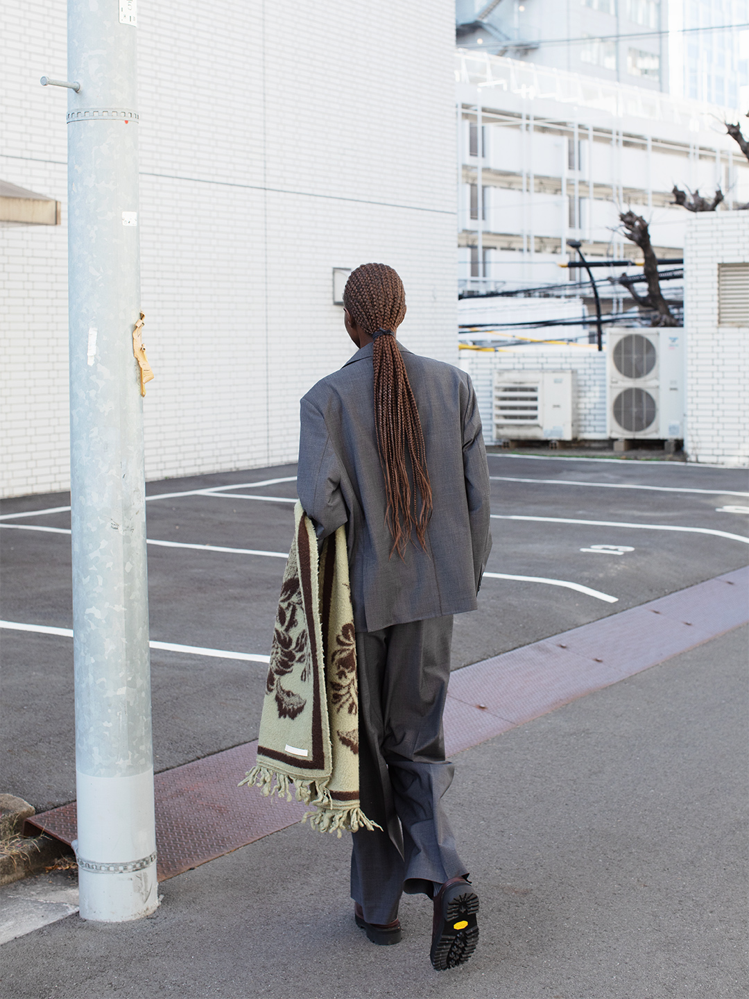 Wool Boxy Jacket 詳細画像 Gray 3