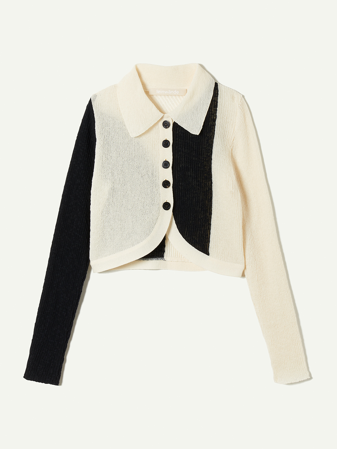Intarsia Knitted Polo