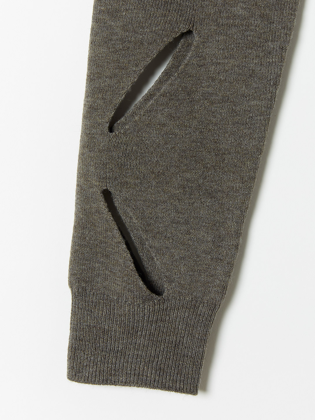 Flower Knitted Cardigan 詳細画像 Gray 2
