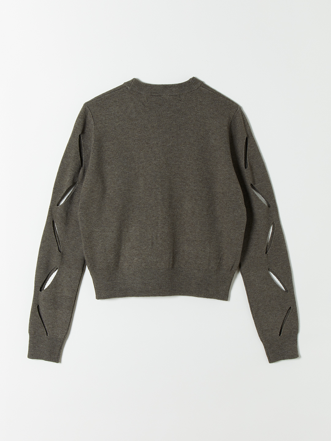 Flower Knitted Cardigan 詳細画像 Gray 5