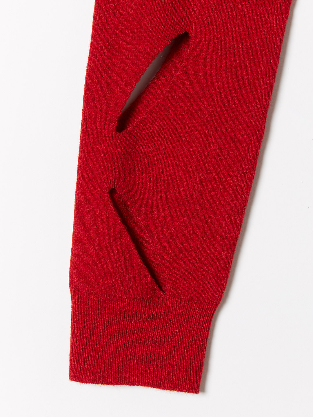 Flower Knitted Cardigan 詳細画像 Red 5