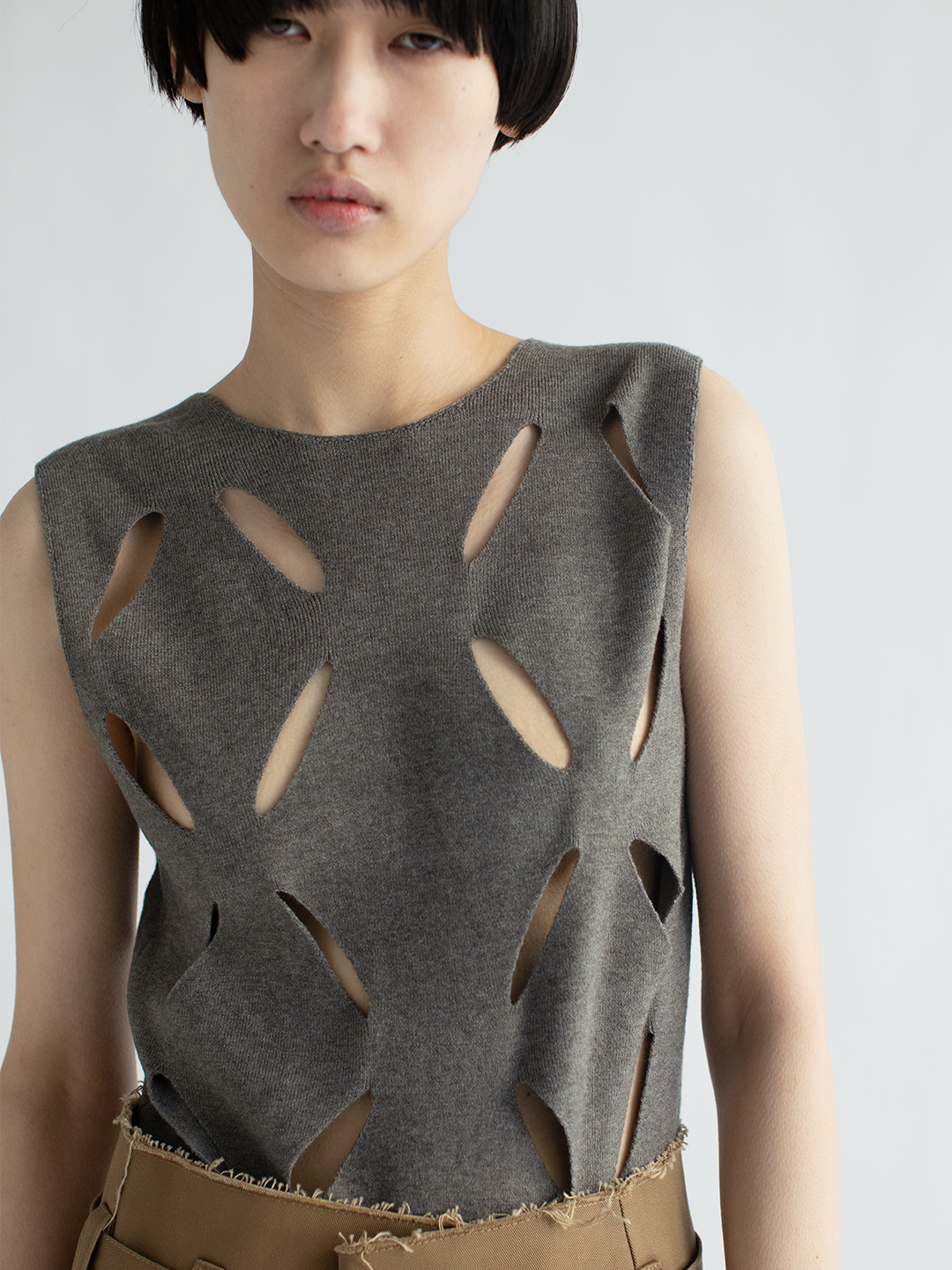 Flower Knitted Top