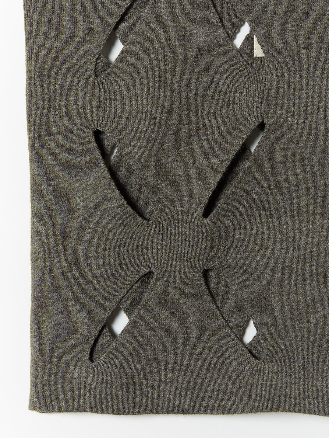 Flower Knitted Top 詳細画像 Gray 2