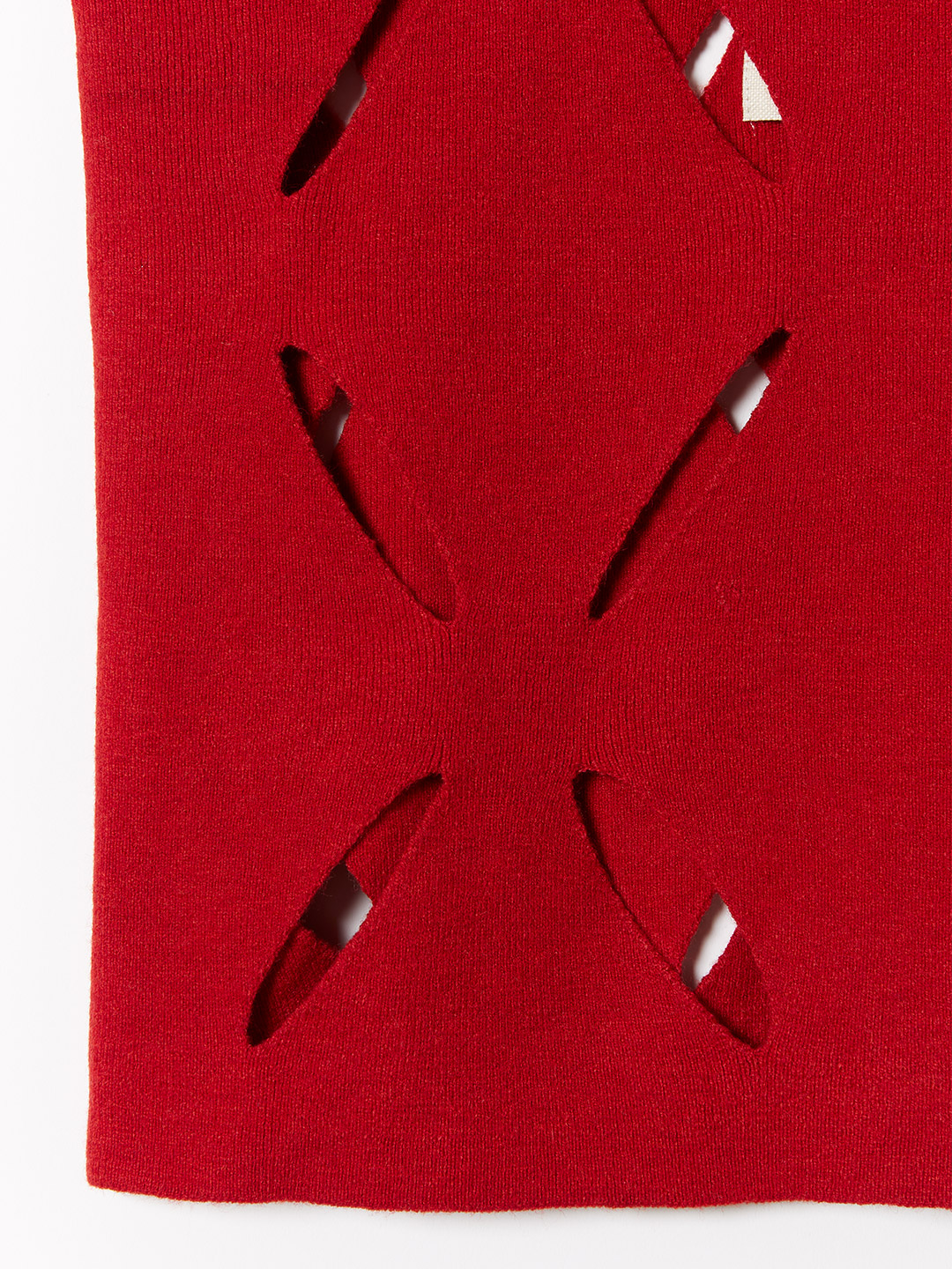 Flower Knitted Top 詳細画像 Red 3