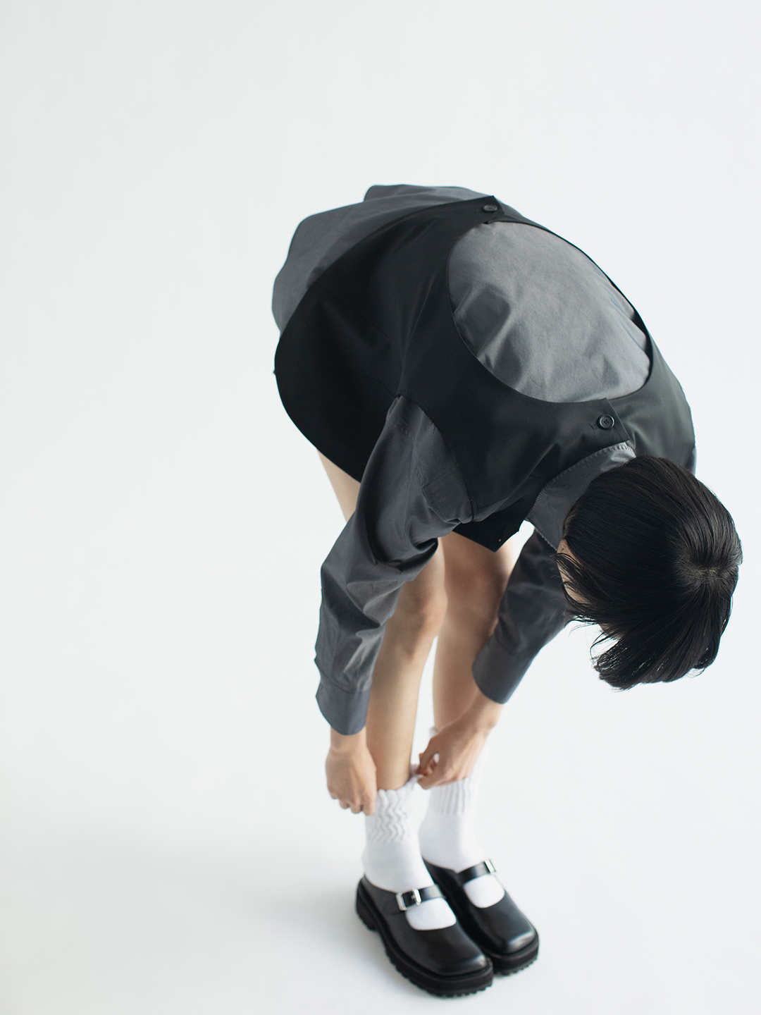 Embroidery Long Sleeve Shirts 詳細画像 Blue 3
