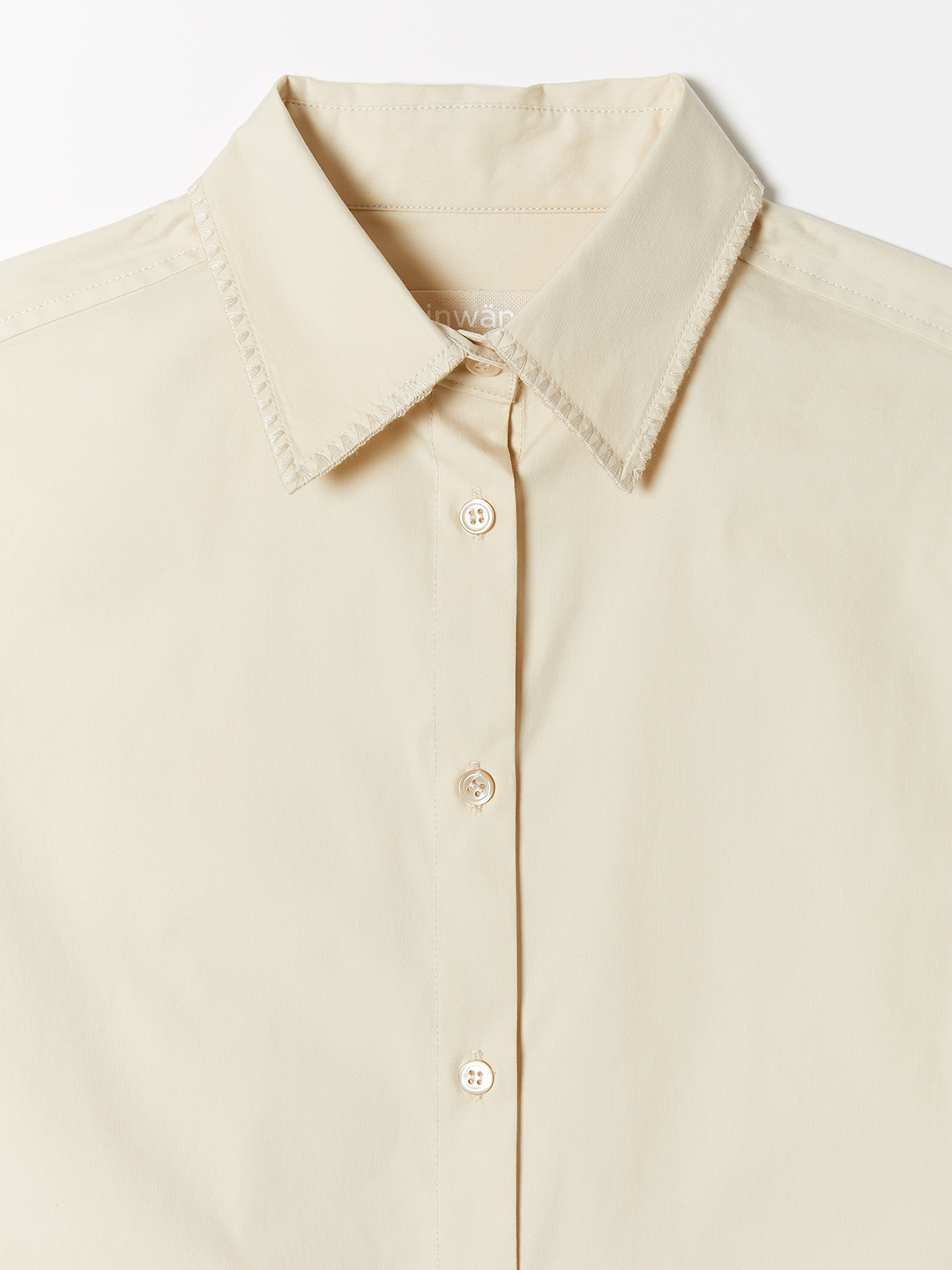 Embroidery Long Sleeve Shirts 詳細画像 Ivory 3