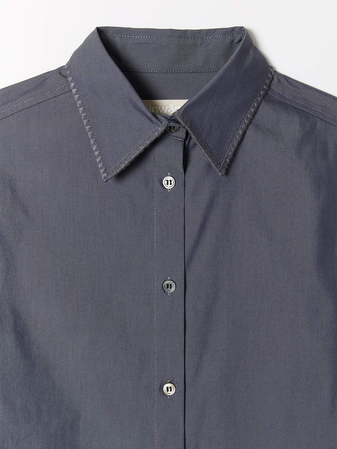 Embroidery Long Sleeve Shirts 詳細画像 Blue 3