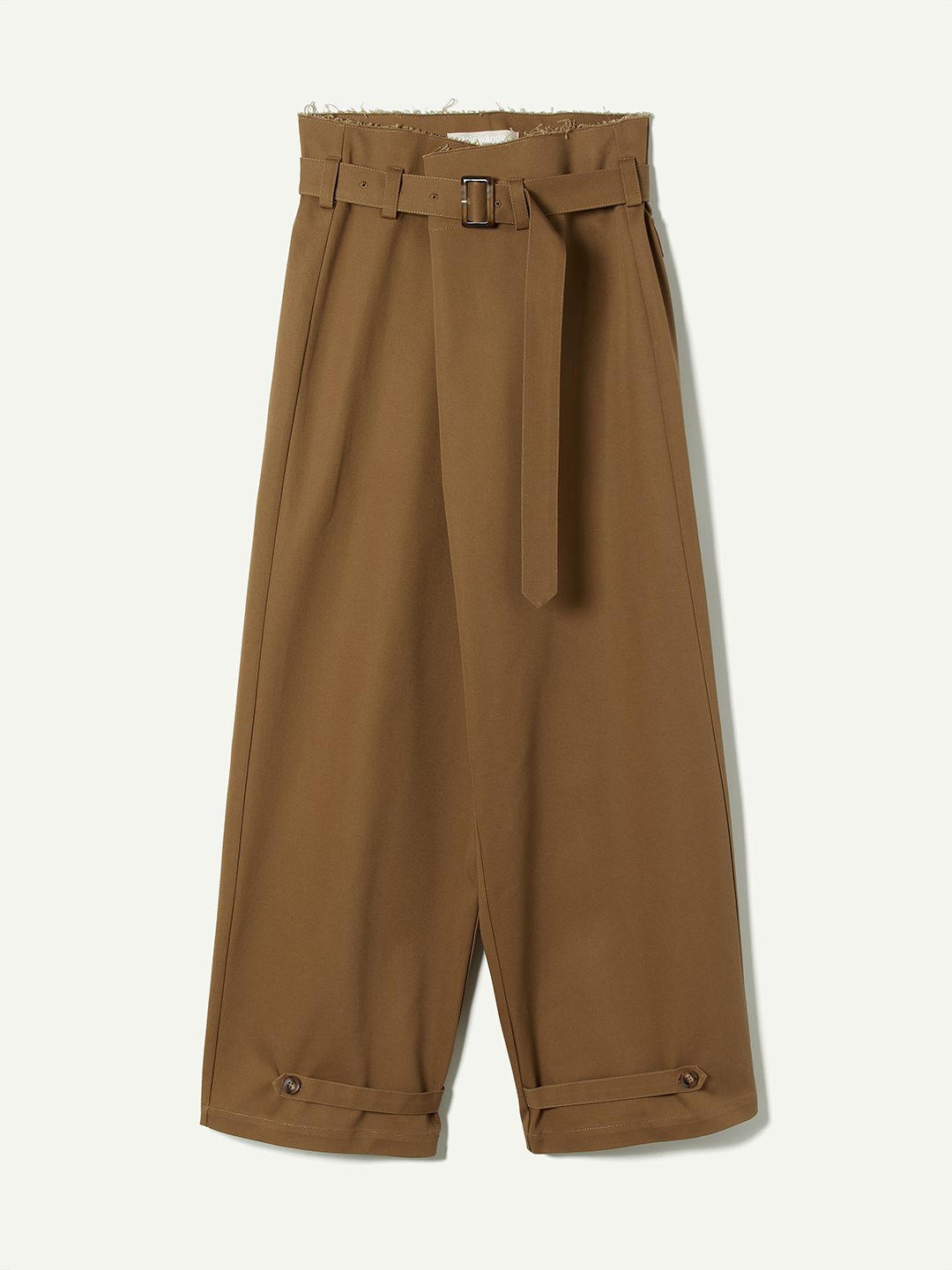 Fold Straight Trousers 詳細画像 Camel 1
