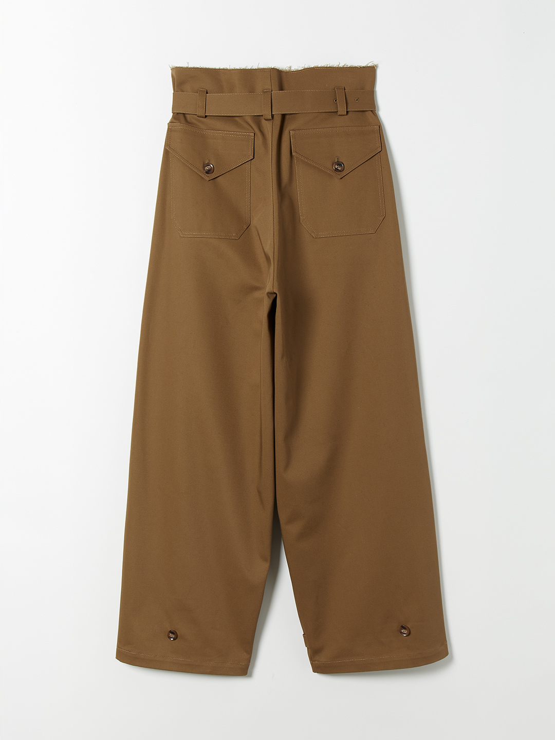 Fold Straight Trousers 詳細画像 Camel 2