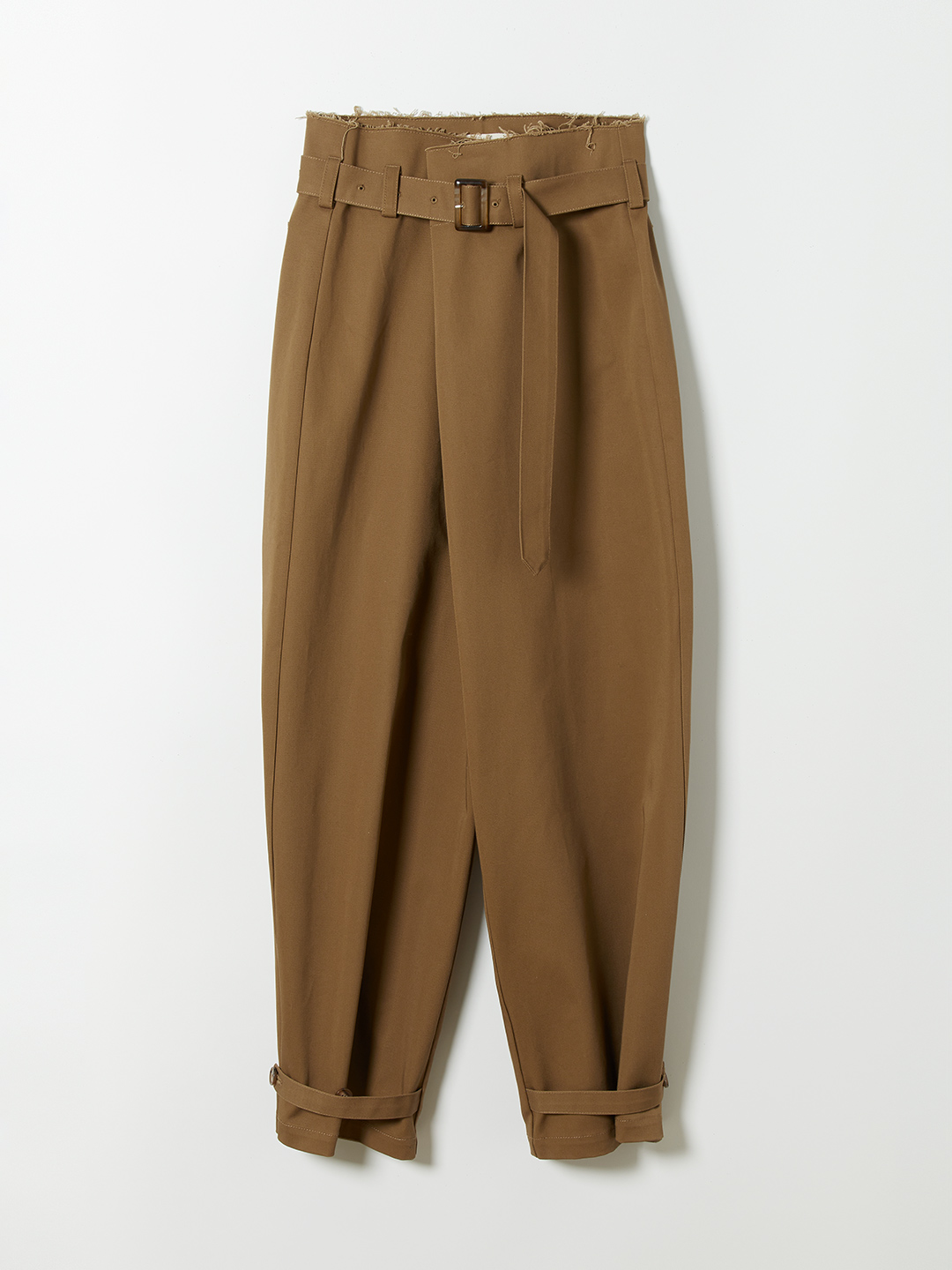 Fold Straight Trousers 詳細画像 Camel 3