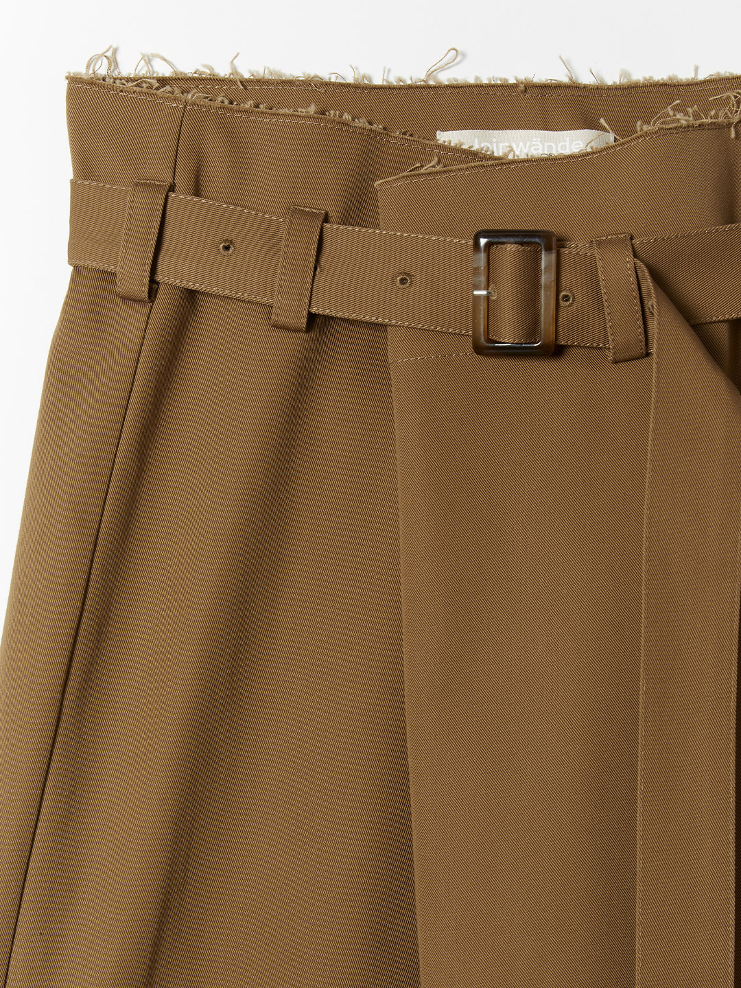 Fold Straight Trousers 詳細画像 Camel 4