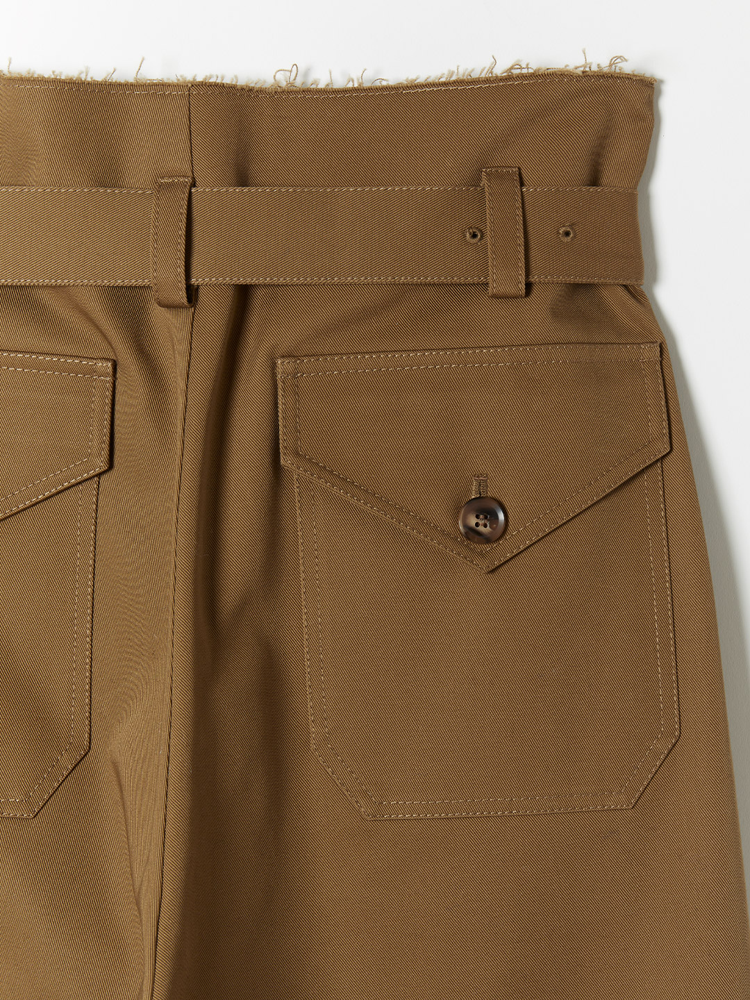Fold Straight Trousers 詳細画像 Camel 5