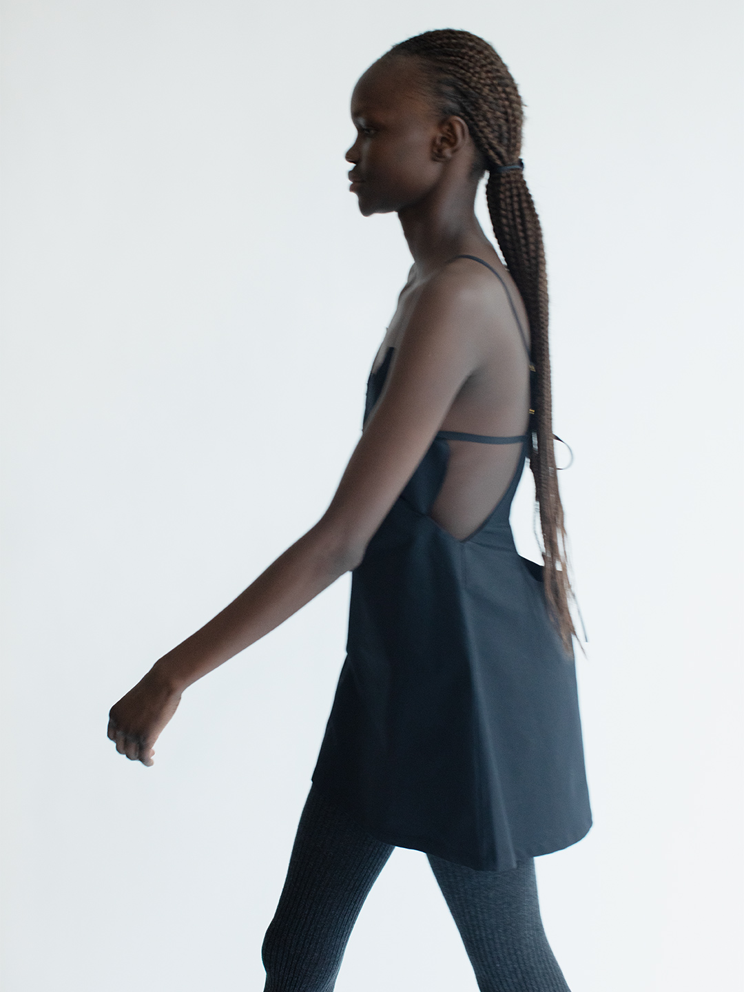 Petal Strap Dress 詳細画像 Black 1